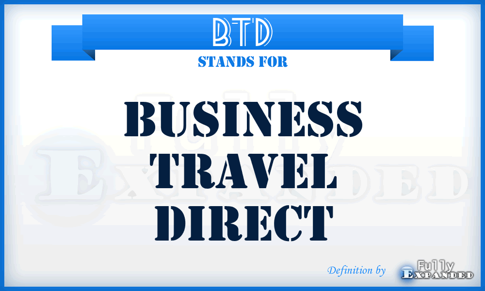 BTD - Business Travel Direct