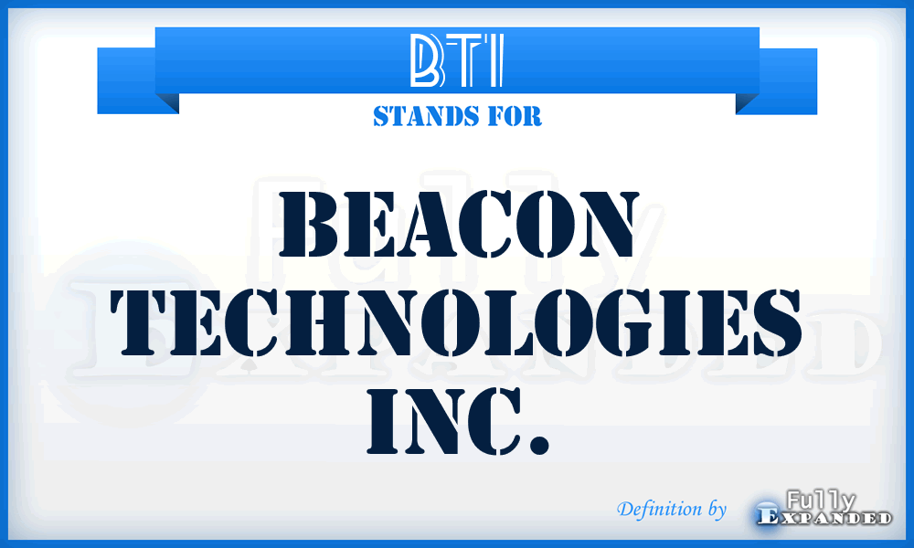 BTI - Beacon Technologies Inc.