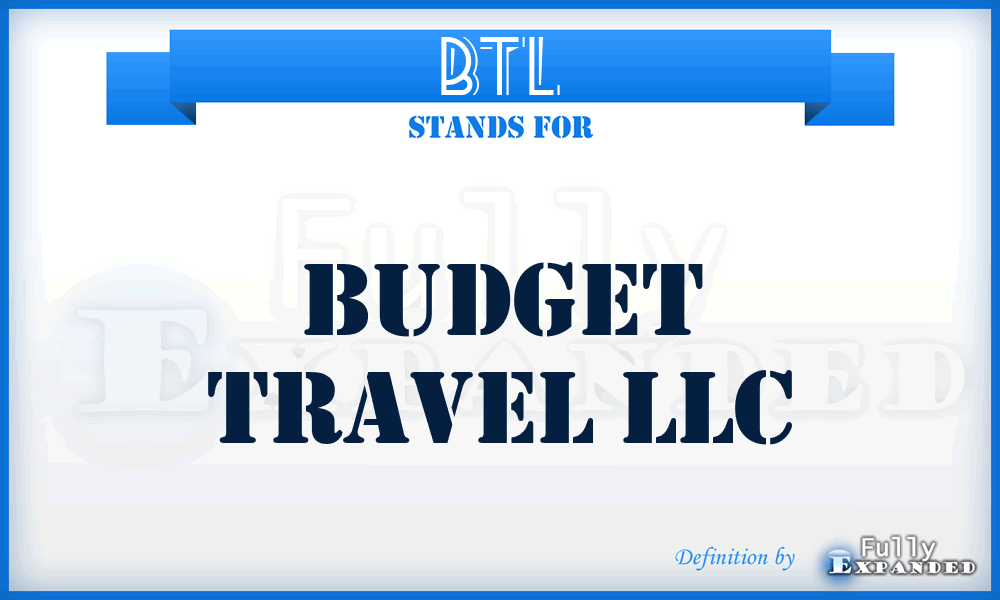 BTL - Budget Travel LLC