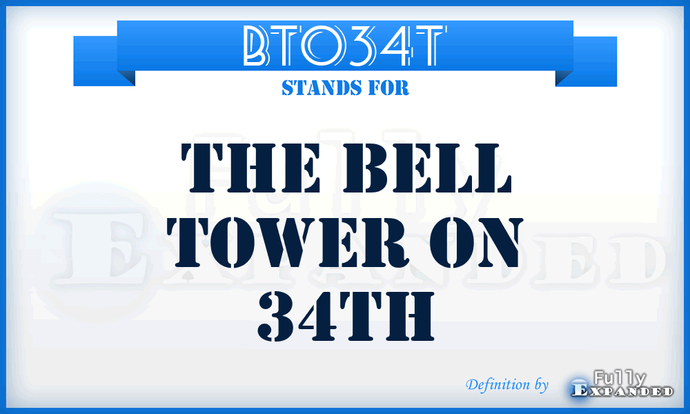 BTO34T - The Bell Tower On 34Th