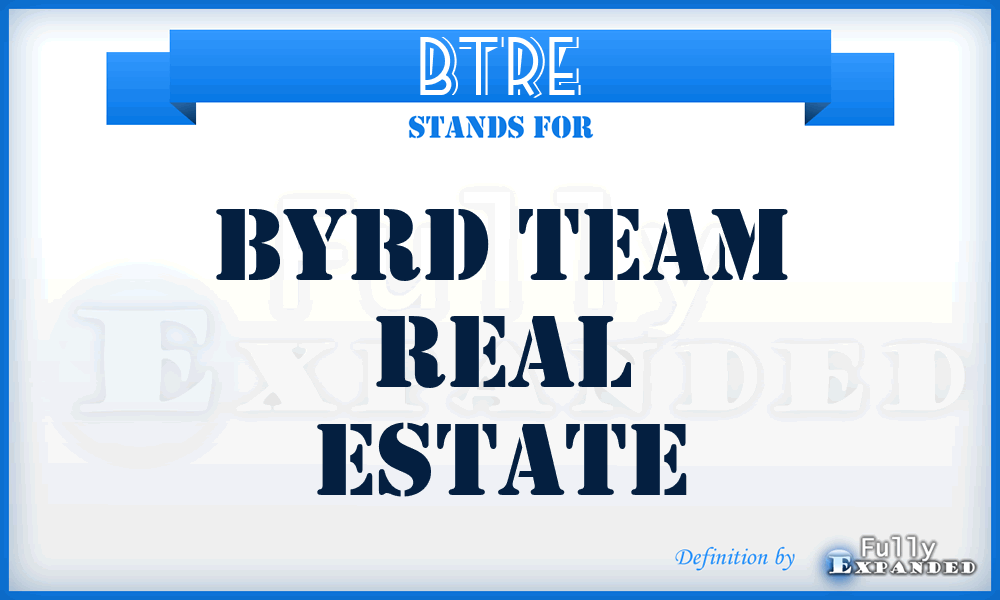 BTRE - Byrd Team Real Estate