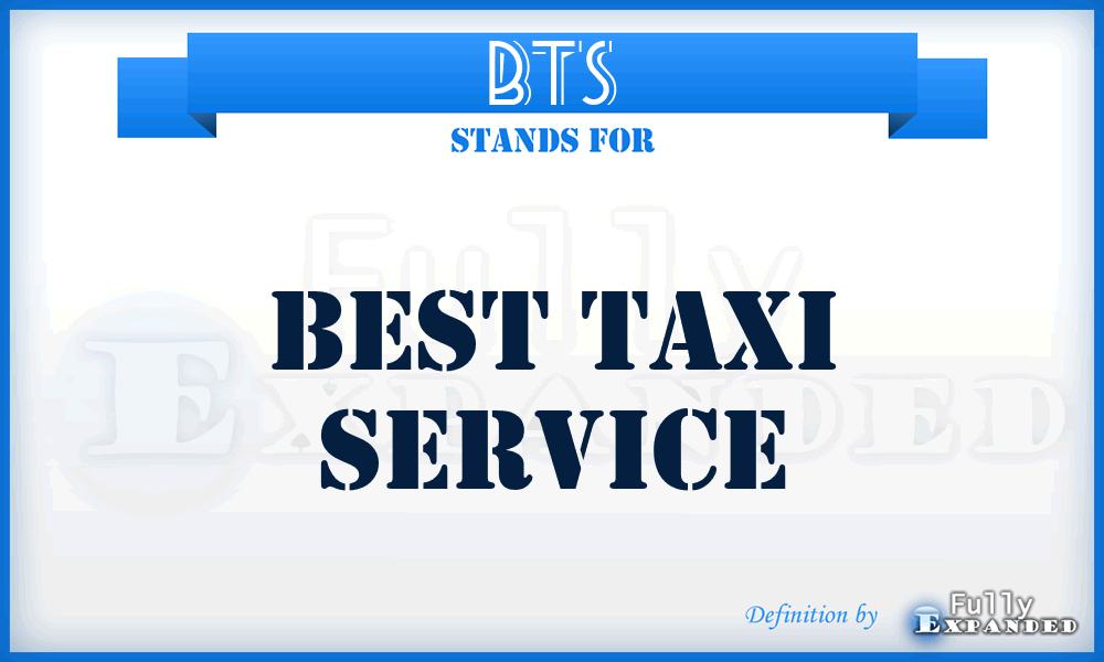 BTS - Best Taxi Service