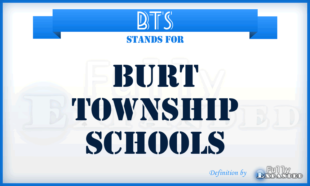 BTS - Burt Township Schools