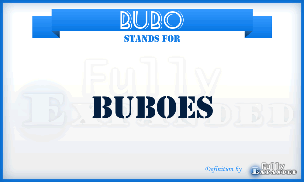 BUBO - Buboes