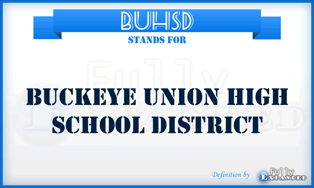 BUHSD - Buckeye Union High School District