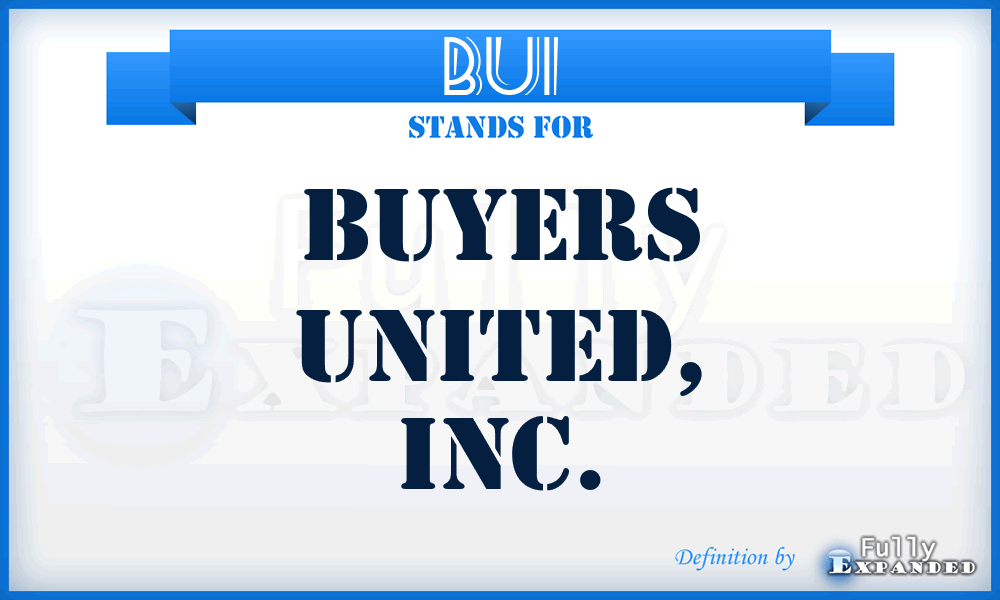 BUI - Buyers United, Inc.