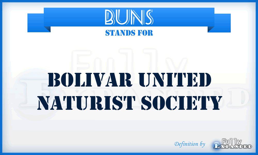 BUNS - Bolivar United Naturist Society