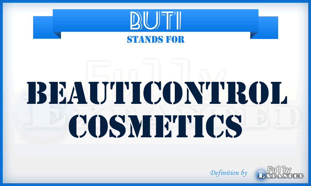 BUTI - Beauticontrol Cosmetics