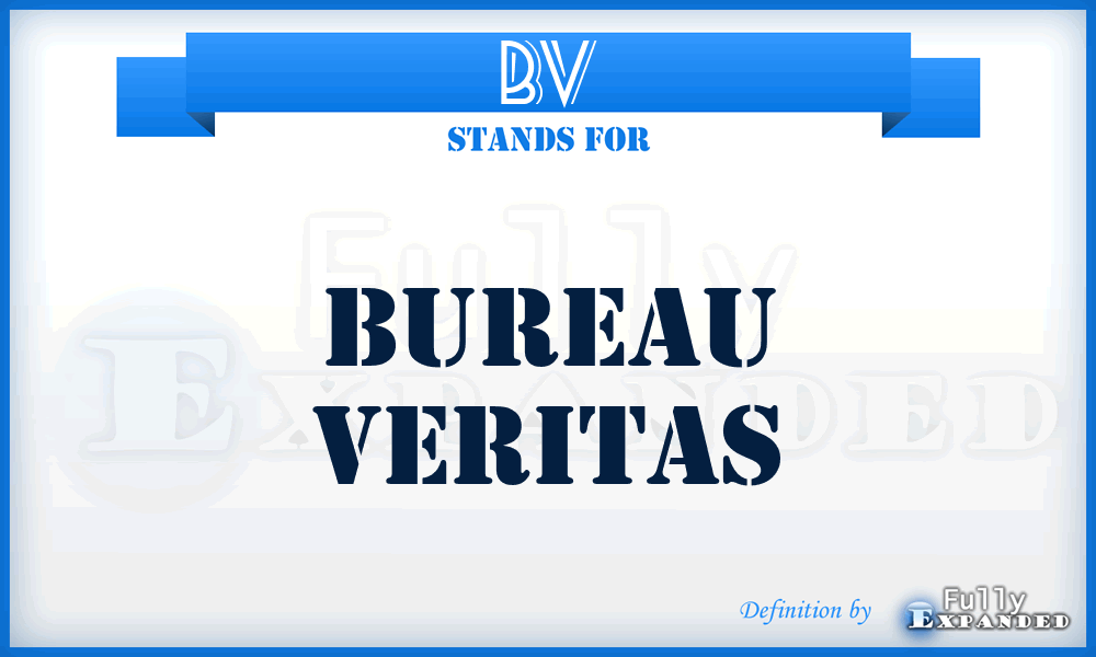 BV - Bureau Veritas
