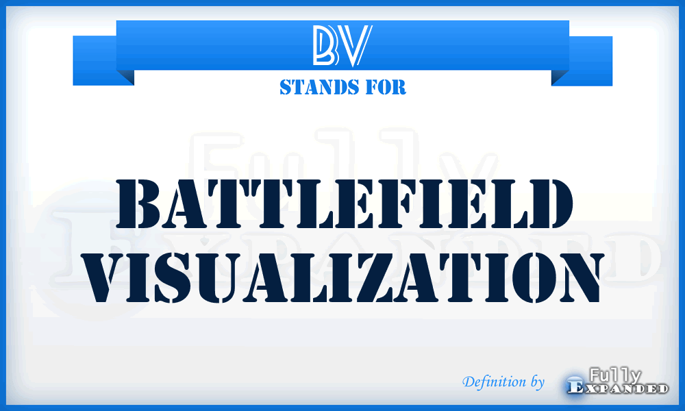 BV - Battlefield Visualization