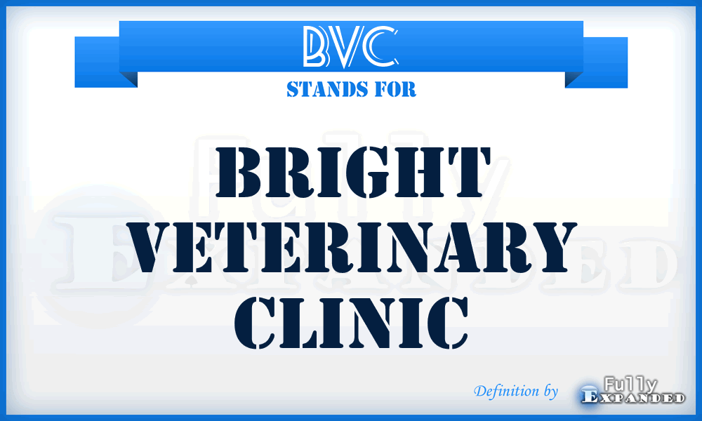 BVC - Bright Veterinary Clinic