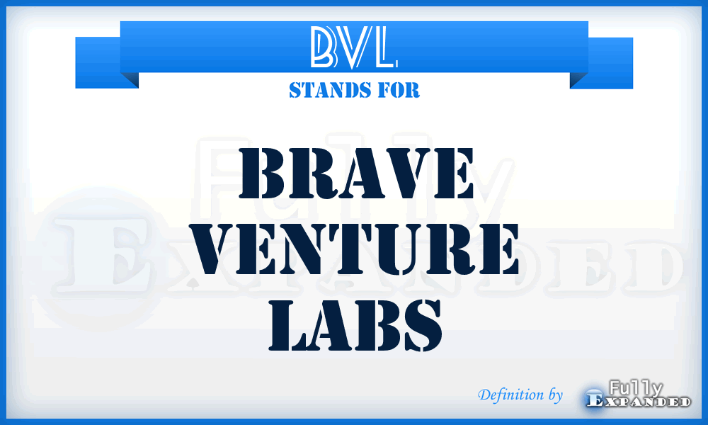 BVL - Brave Venture Labs