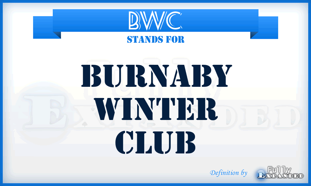 BWC - Burnaby Winter Club