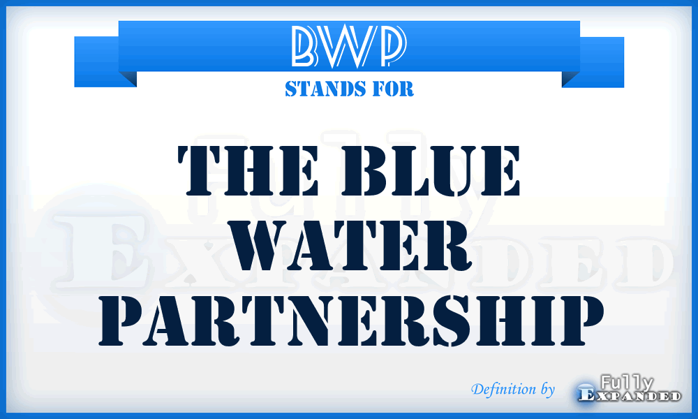 BWP - The Blue Water Partnership