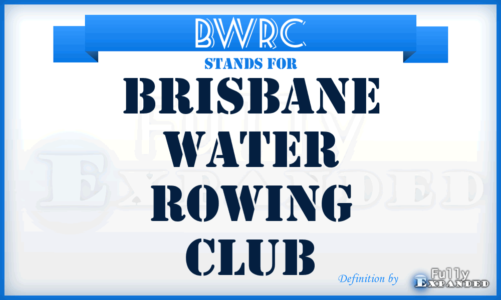 BWRC - Brisbane Water Rowing Club