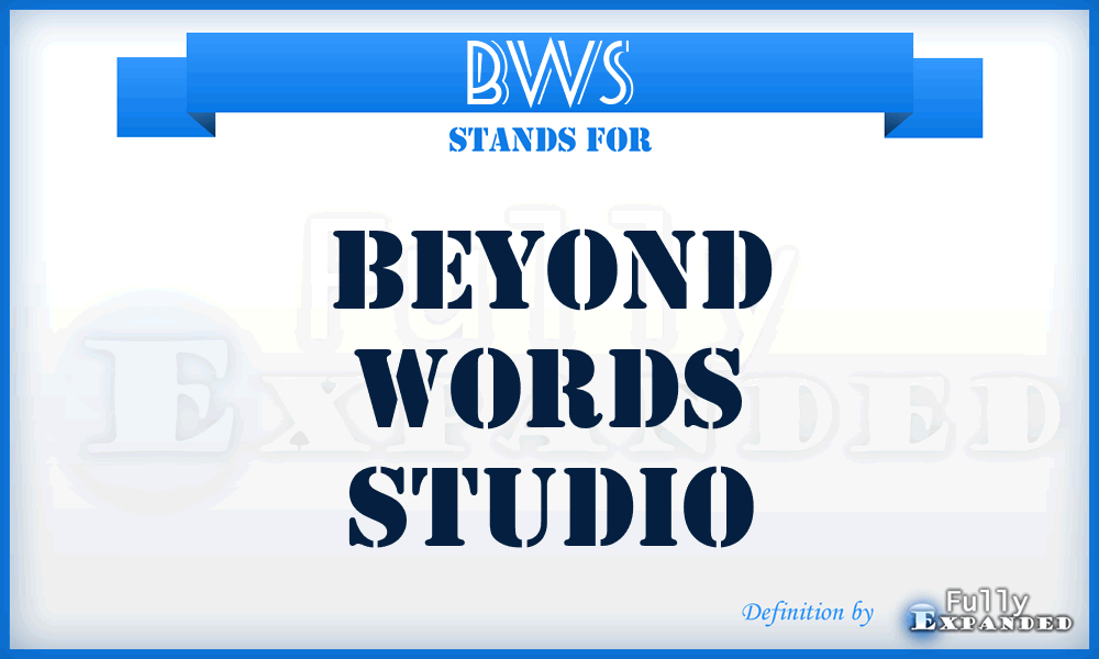 BWS - Beyond Words Studio