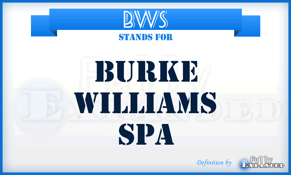 BWS - Burke Williams Spa