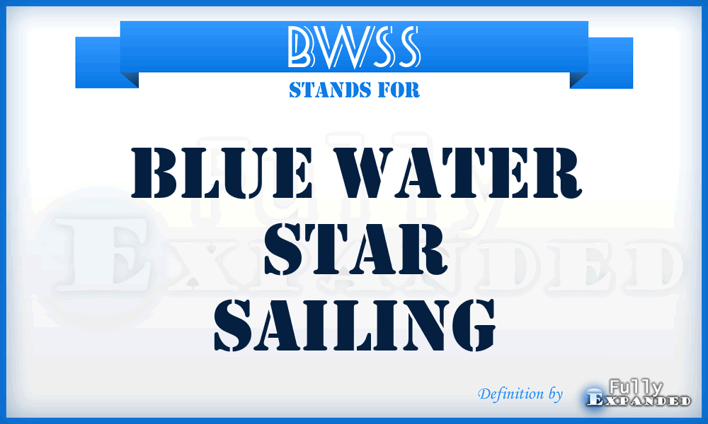 BWSS - Blue Water Star Sailing