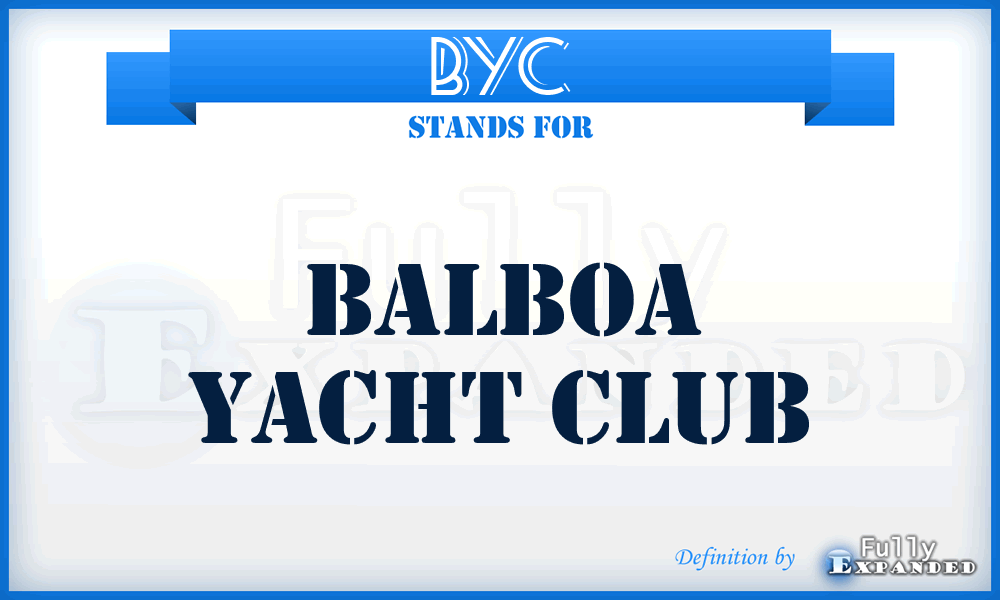BYC - Balboa Yacht Club