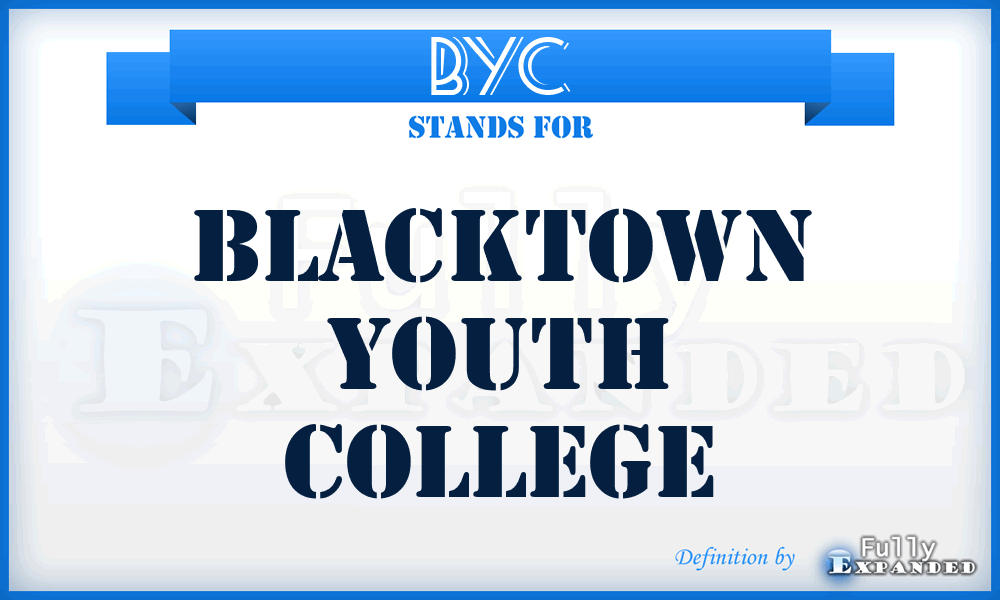 BYC - Blacktown Youth College
