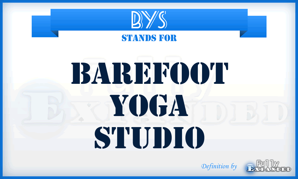 BYS - Barefoot Yoga Studio