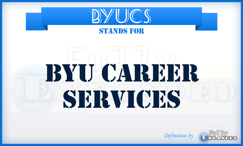 BYUCS - BYU Career Services