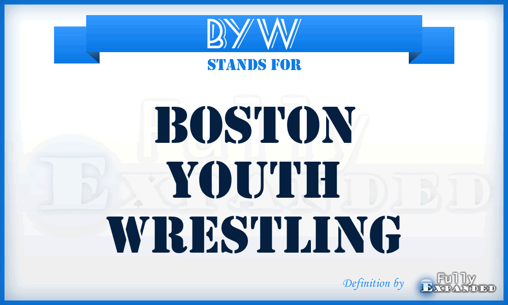 BYW - Boston Youth Wrestling