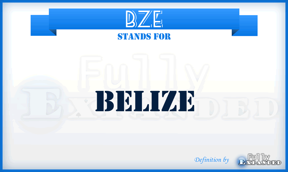 BZE - Belize