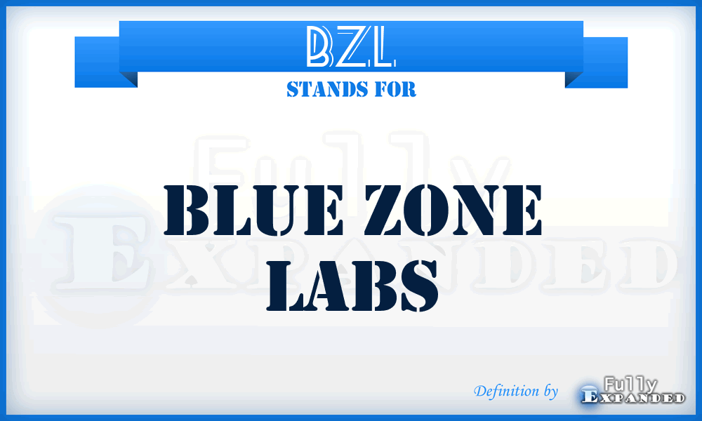 BZL - Blue Zone Labs