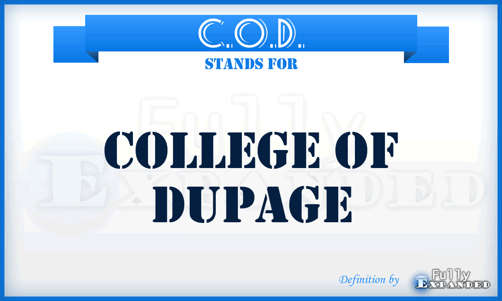 C.O.D. - College Of Dupage