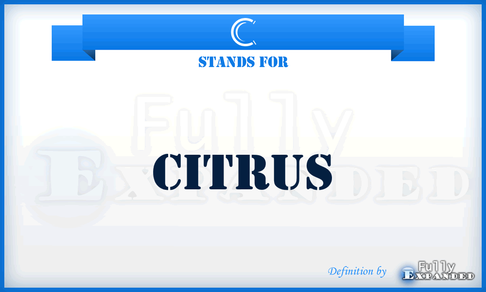 C - Citrus