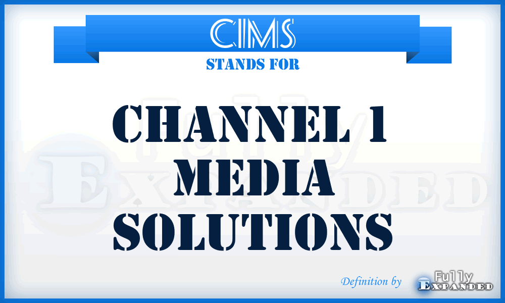 C1MS - Channel 1 Media Solutions