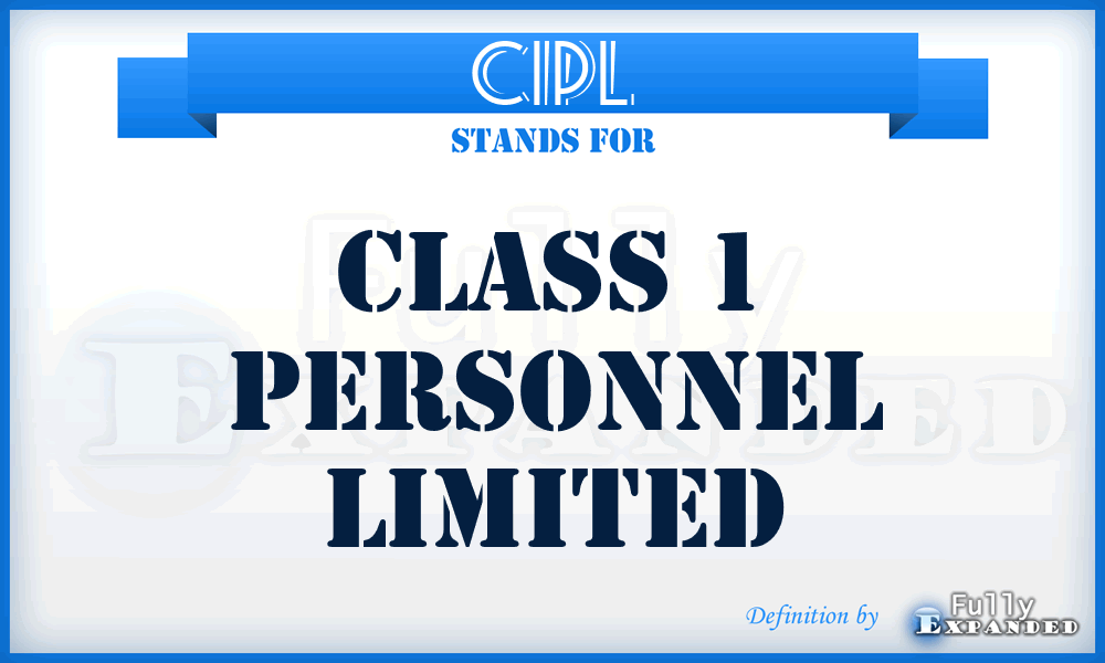 C1PL - Class 1 Personnel Limited