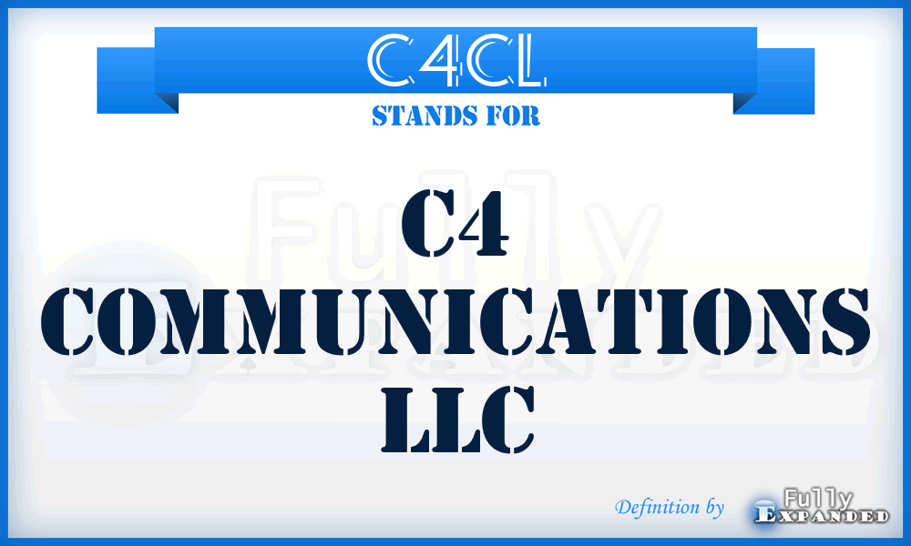 C4CL - C4 Communications LLC