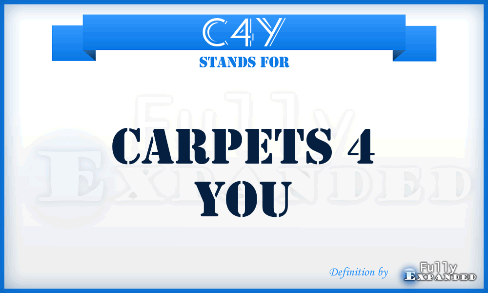 C4Y - Carpets 4 You