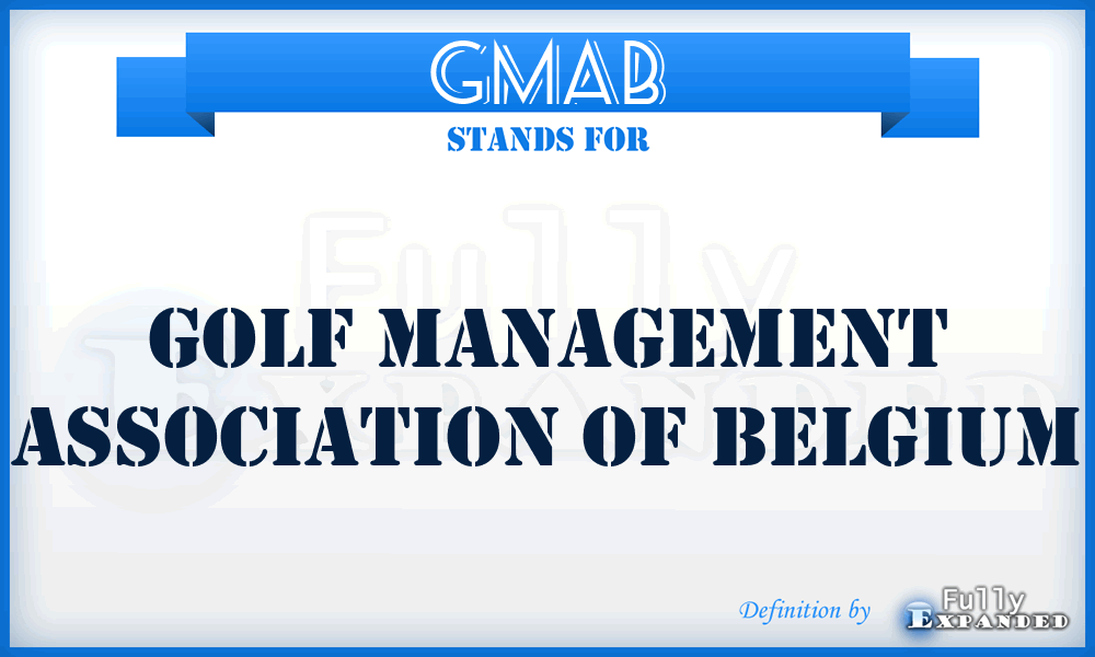 GMAB - Golf Management Association of Belgium