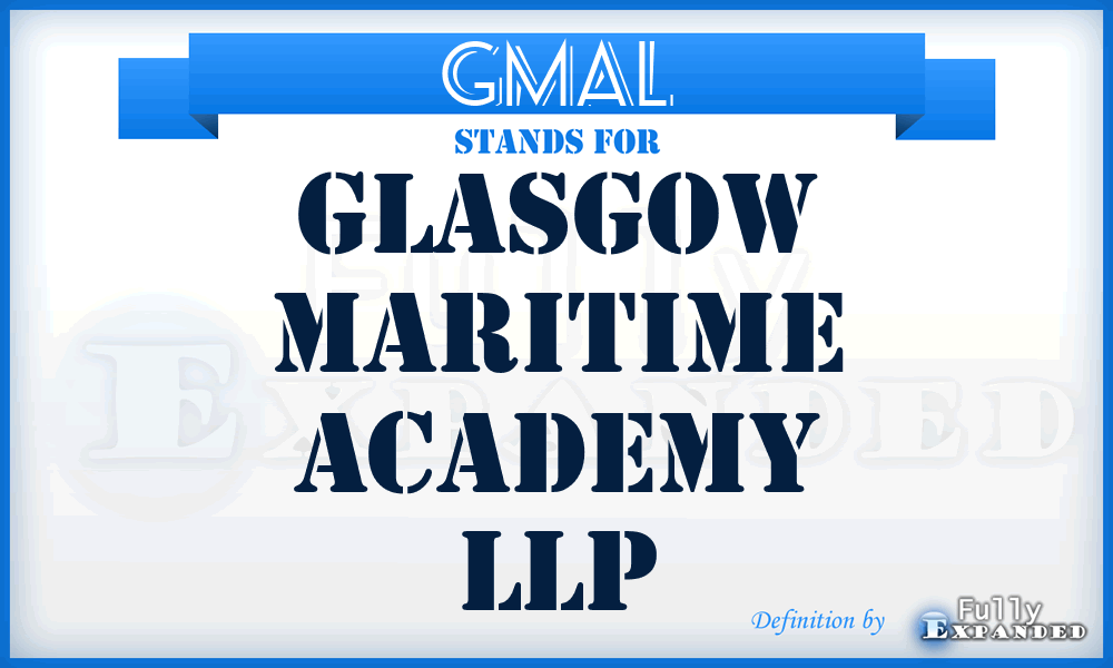 GMAL - Glasgow Maritime Academy LLP