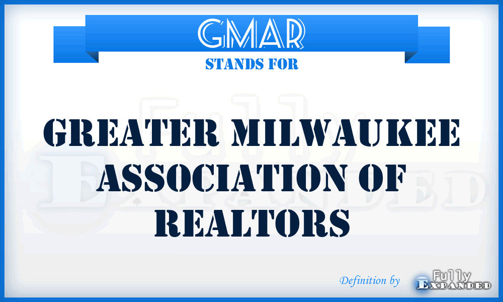 GMAR - Greater Milwaukee Association of Realtors