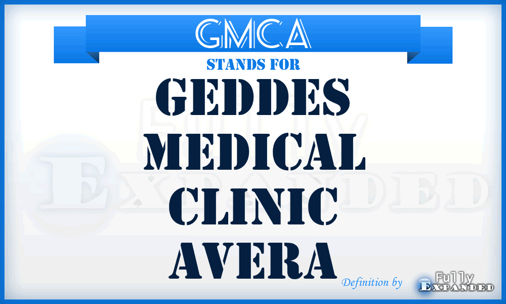 GMCA - Geddes Medical Clinic Avera
