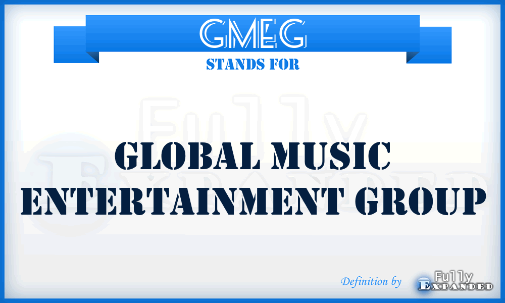 GMEG - Global Music Entertainment Group