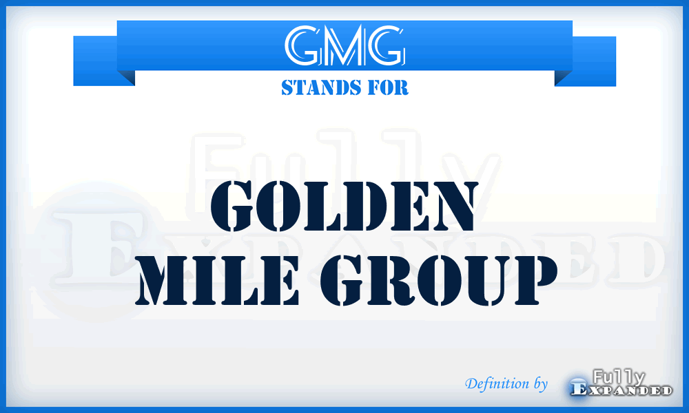 GMG - Golden Mile Group