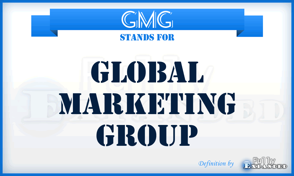 GMG - Global Marketing Group