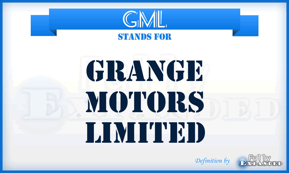 GML - Grange Motors Limited