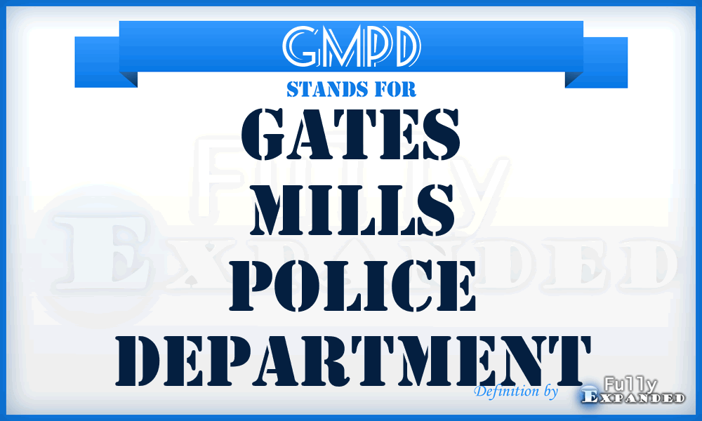 GMPD - Gates Mills Police Department