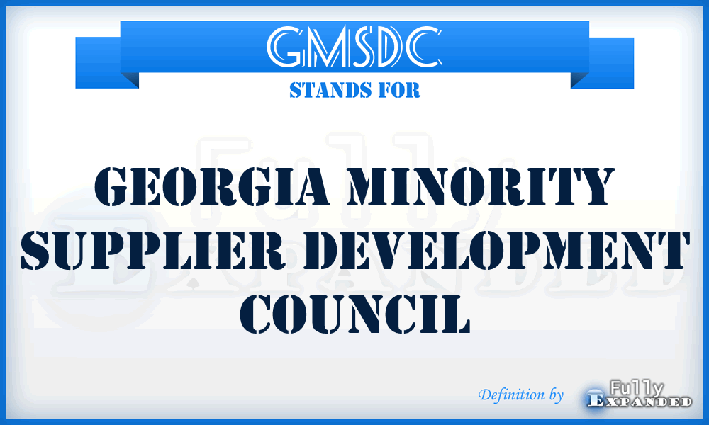 GMSDC - Georgia Minority Supplier Development Council