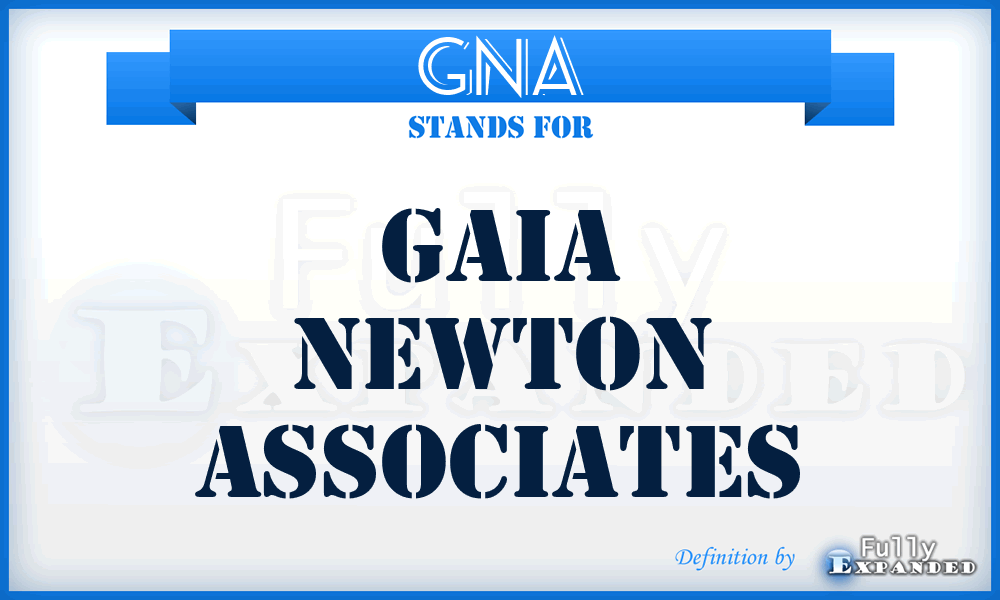 GNA - Gaia Newton Associates