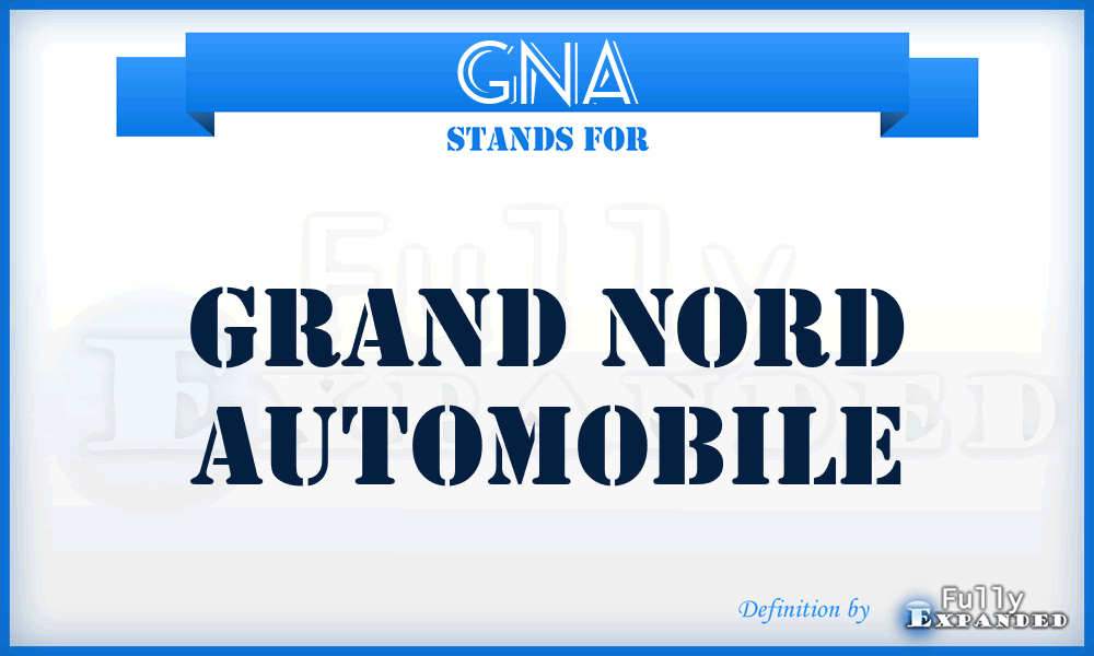 GNA - Grand Nord Automobile