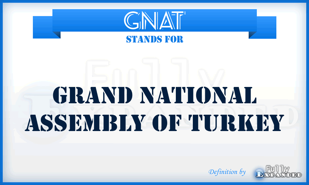 GNAT - Grand National Assembly of Turkey