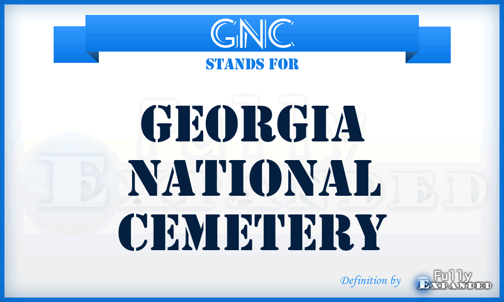 GNC - Georgia National Cemetery