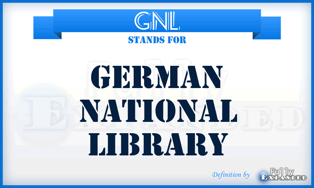 GNL - German National Library
